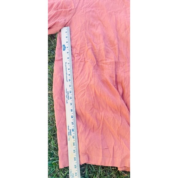 Veveret Womens M Boho Wide-Leg Jumpsuit Romper With Adjustable Straps 100% rayon - Picture 13 of 14